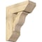 Ekena Millwork Funston Slat Rough Sawn Bracket w/ Offset Brace, Douglas Fir, 8"W x 20"D x 24"H BKT0806X20X24FST06RDF - alternate 1